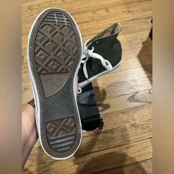 Converse All Star Utility Green/Teak/White Mens 10 Women’s 12 - Picture 12 of 15